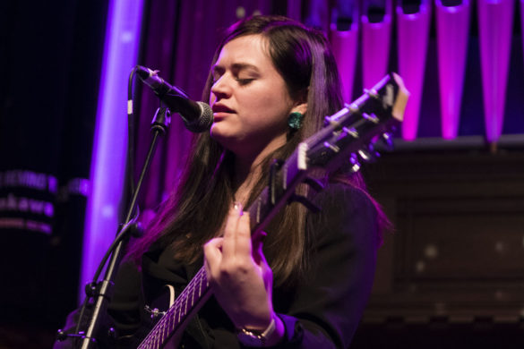 Siobhan Wilson on stage at Saint Luke's on 3 February 2019