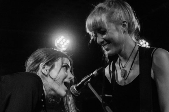 Larkin Poe on stage at Stereo in Glasgow on 22 May 2016