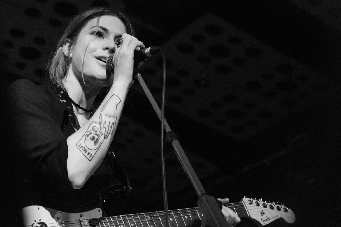 Larkin Poe on stage at Stereo in Glasgow on 22 May 2016