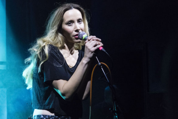 Nerina Pallot on stage at the Scala in London on 17 September 2015