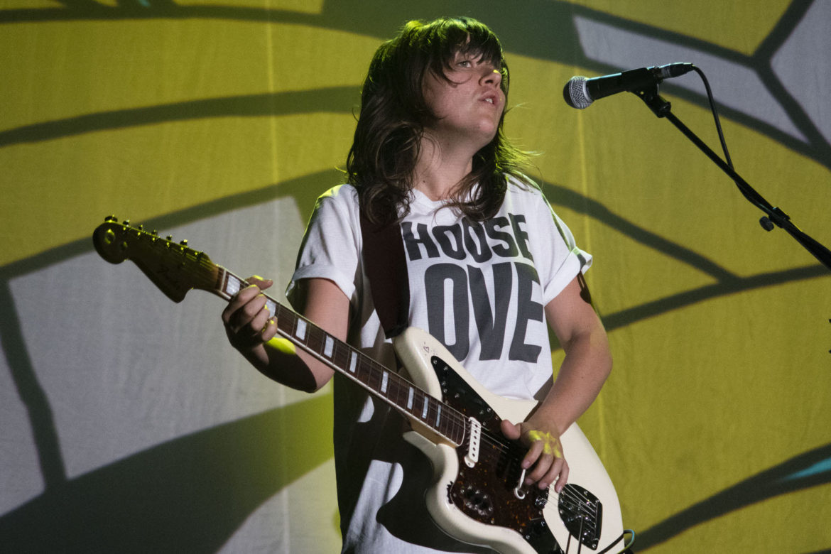 Courtney Barnett on stage at The Forum in London on 26 November 2015