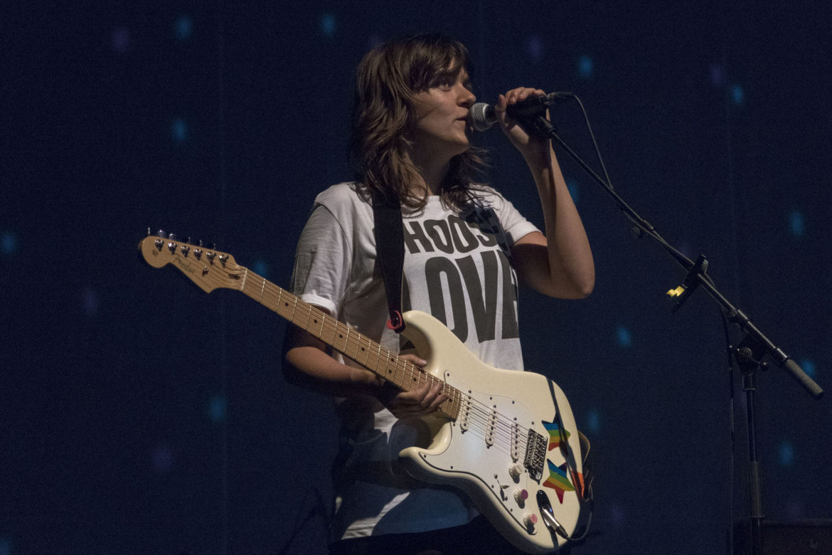 Courtney Barnett on stage at The Forum in London on 26 November 2015